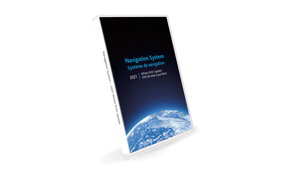 2021 White DVD Map Update for Canada photo du produit